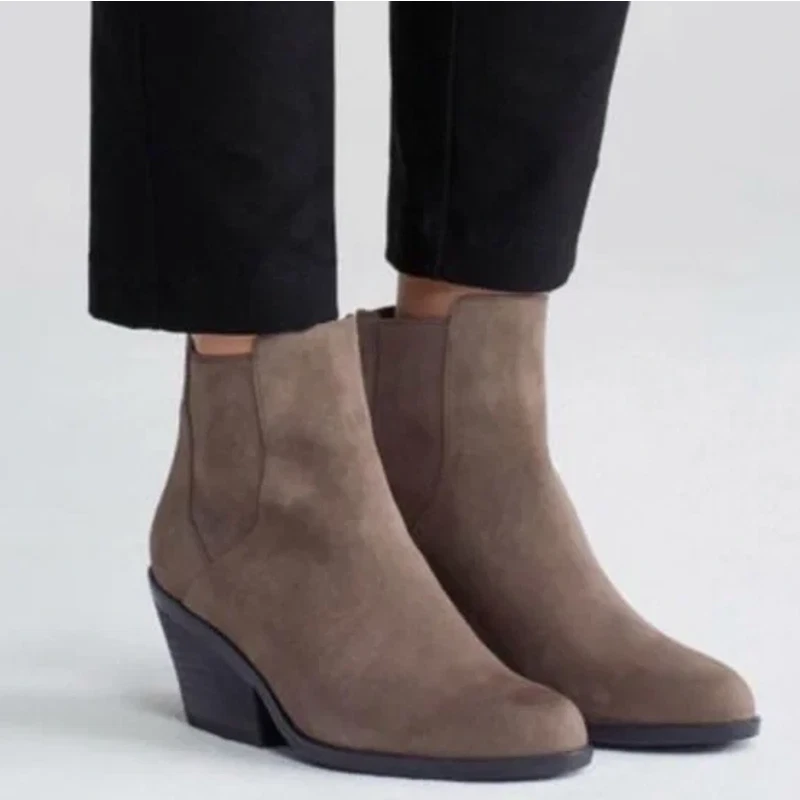 Eileen fisher suede best sale booties