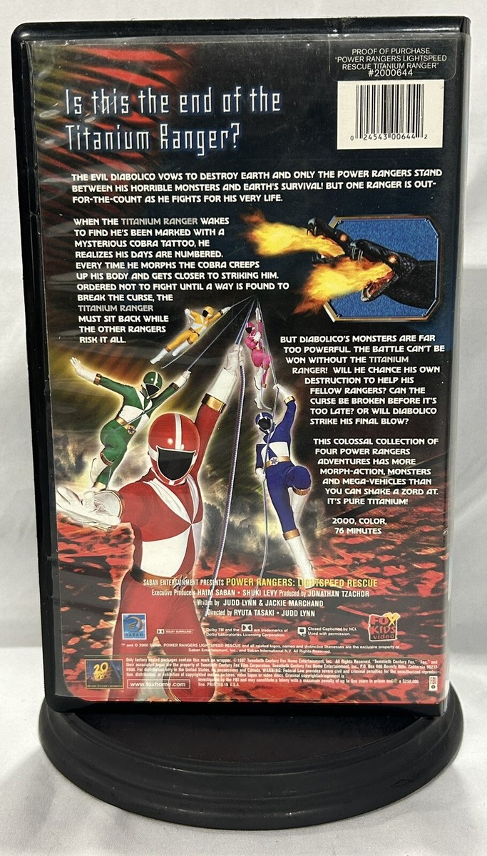 Power Rangers: Lightspeed Rescue - Titanium Ranger: Curse of