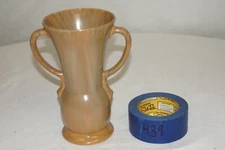 Brown Two-Handled Vase