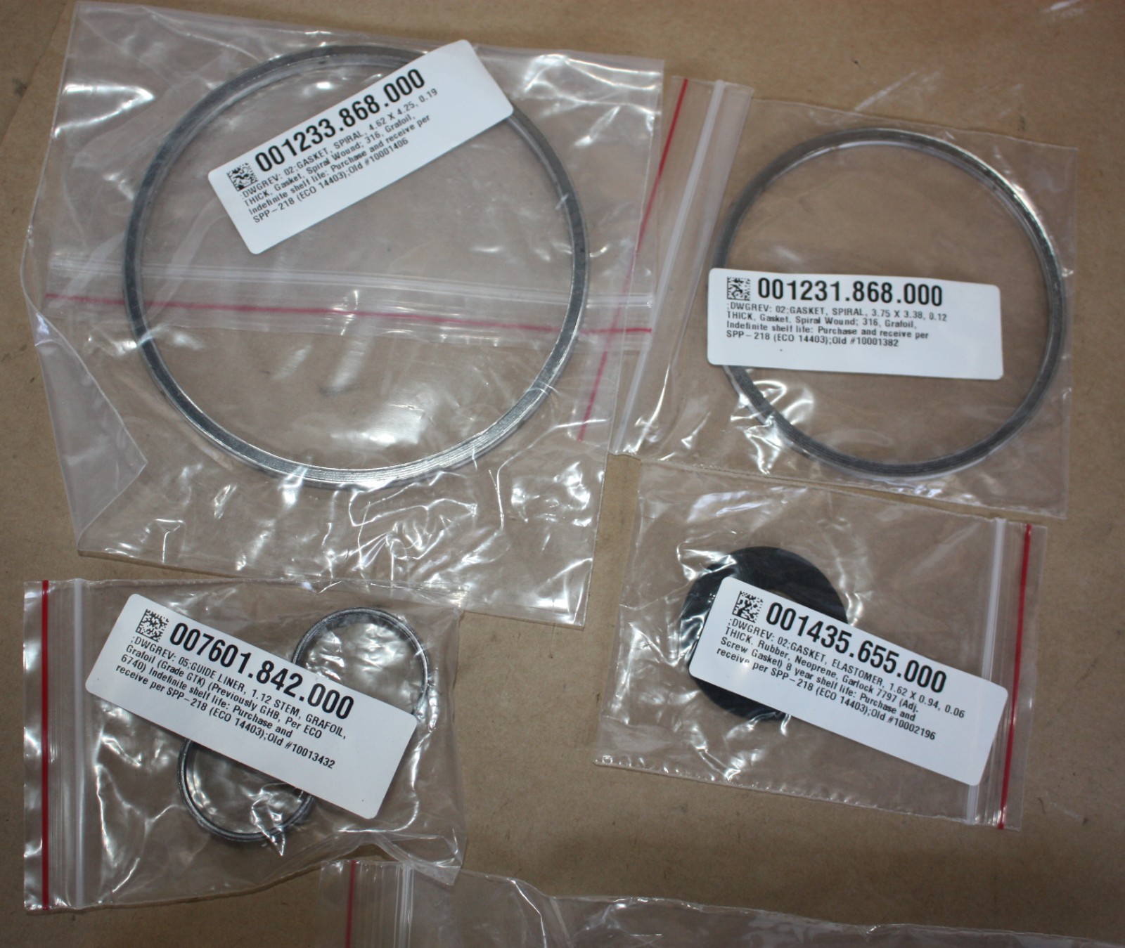 Parts Repair kit for FLOWSERVE VALTEK Mark 1 DN80 globe valve & VL50