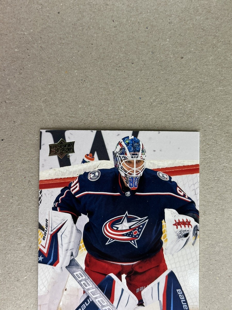 2022-23 Upper Deck Elvis Merzlikins #53 Columbus Blue