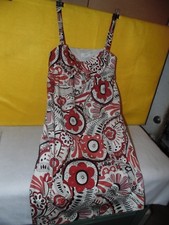 NWT's AnnTaylor Loft Multi Colored Above the Knee Spaghetti Strap Dress: Sz 2