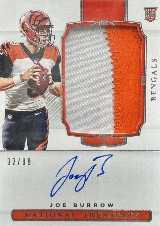Panini National Treasures Joe Burrow #156 2020