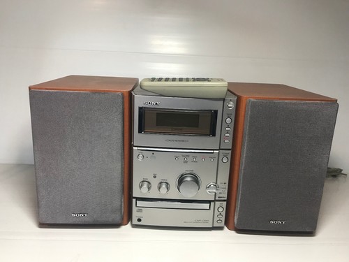 Sony HCD-CPX1 Small HiFi Stereo System - CD Player, Speakers - With Remote