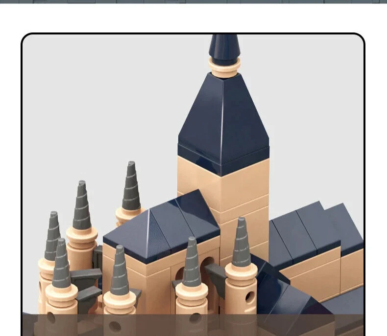 WANGE 6233 France Saint Michel's Mount Building Block Set Kid Toys DIY - Image 4 of 4