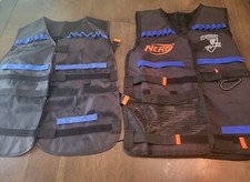 NERF Elite Tactical Vest Mesh Magazine Storage Pockets- Lot Of 2, See Descript.