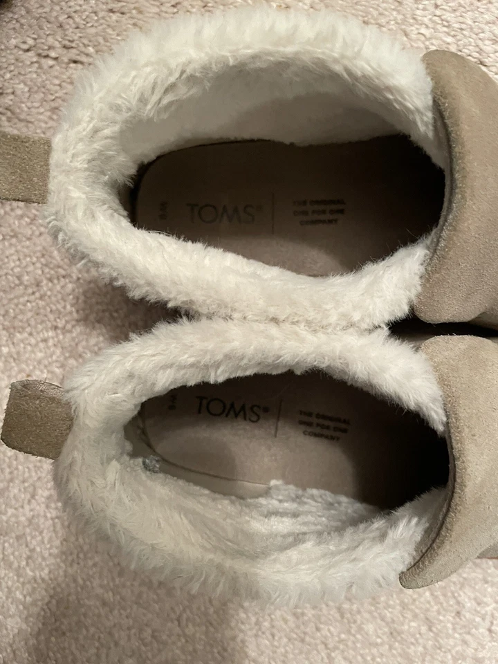 Zapatillas TOMS Nahla Gris Escarcha Dos Tonos Fieltro Mujer Talla 9 Foto 3 de 4