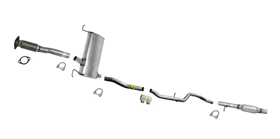 Задняя труба глушителя выхлопной системы для Ford Freestar 2004-2007 годов выпуска включает гибкую трубу - Изображение 2 из 4