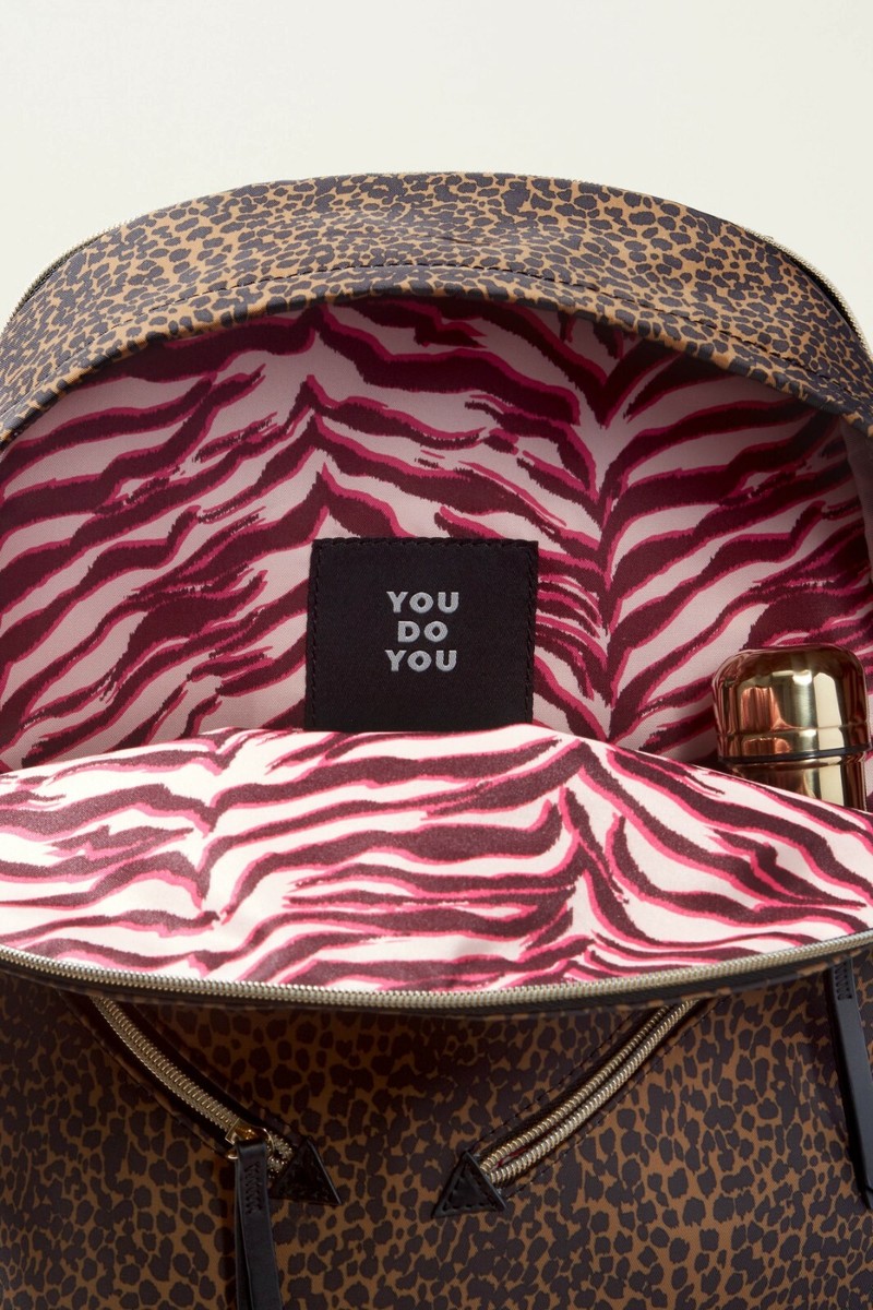 Stella & Dot Lady Boss Backpack Animal Leopard Print Brand  display picture 1