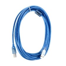 30FT 10M USB High Speed Cable Cord Printer Lead A to B Male Shielded 28AWG Blue
