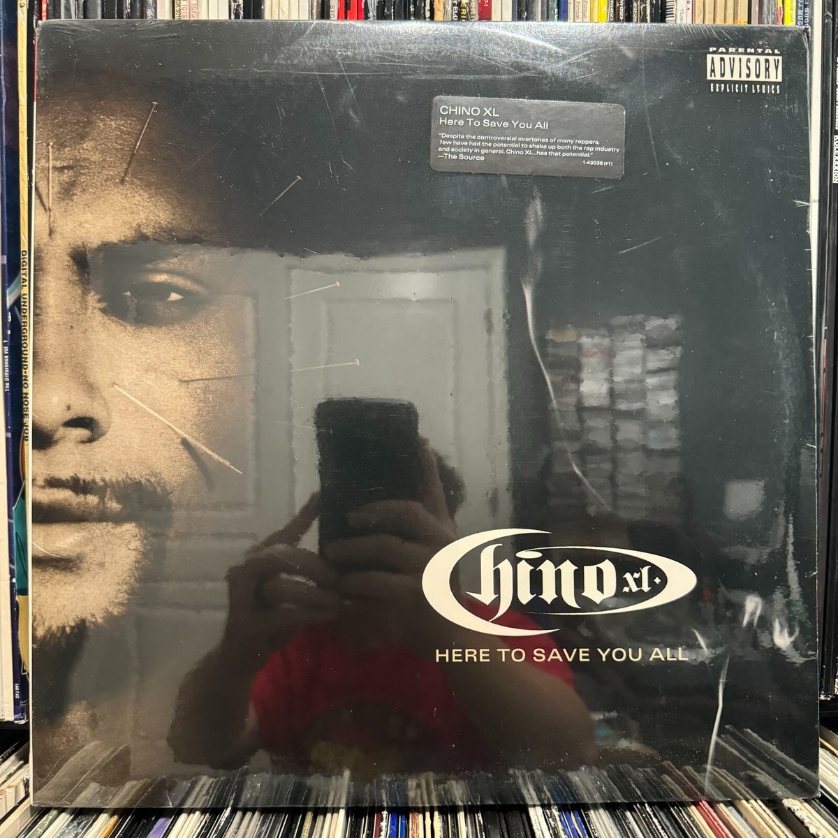 CHINO XL - HERE TO SAVE YOU ALL (VINYL LP) 1996!! RARE!! RAS KASS
