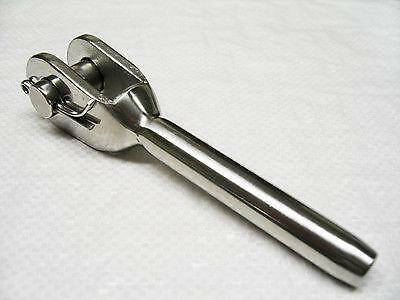 Stainless Steel Swaged Fork Terminal 4MM (Jaw Rigging)