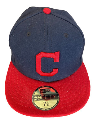 NEW ERA【ニューエラ】59Fifty Cleveland Indians New Era 59FIFTY Cleveland Indians 1973 Navy/Red Fitted