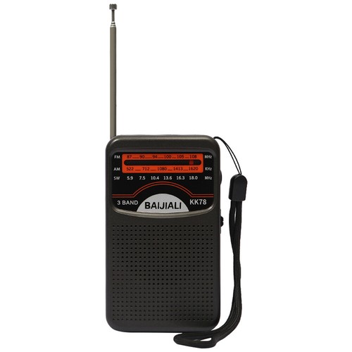 Pocket Pointer Radio LCD Display Outdoor Radio Built-in Speaker Battery Operated - Picture 7 of 22