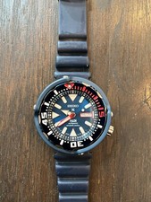 Seiko Dive Watch Baby Tuna 4R36-05V0 with English/Arabic Date Calendar