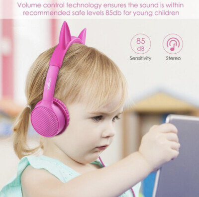 kids headphones 2 in 1 cat/ Ear Headphones