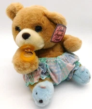 DanDee Loveable Huggable Friends Teddy Bear Plush with Tag Slippers Pacifier
