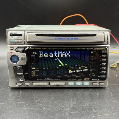 Alpine Mda-W892J CD MD Player 2DIN DSP Car Audio JDM 3-CD changer