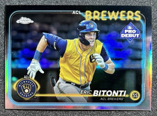 2024 Topps Pro Debut Eric Bitonti Chrome Refractor #PDC-152 Milwaukee Brewers