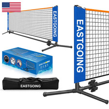 Eastgoing 10 Ft Mini Portable Soccer Tennis Net Mini Pickleball Net System