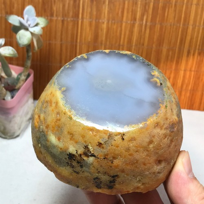 #ad #ad 553g Natural Enhydro Mobile water bladder agate chalcedony moving Specimen A2496 $67.90