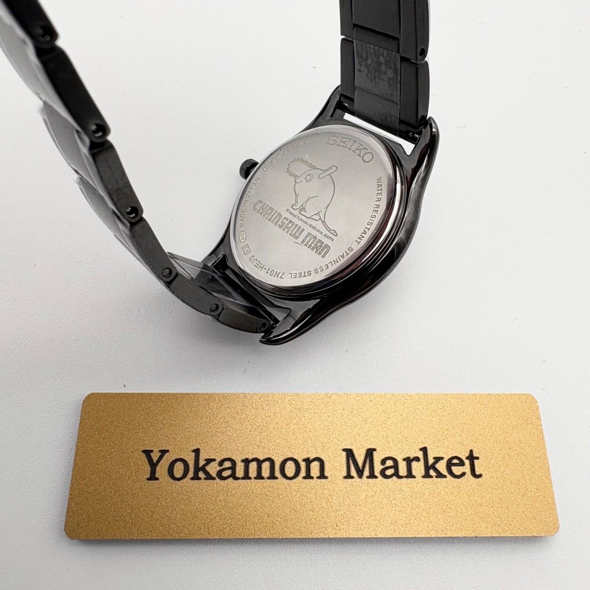 Montre SEIKO édition Limitée Chainsaw Man - Collaboration Anime - Taille L - Occasion Non Portée (Japon)