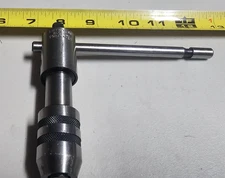 Vintage Tap Wrench T Handle Ratcheting Reversible