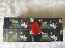 Purina Felix 48x85g Cat Wet Food Mix Beef Chicken Salmon Trout With Vegetables 5.39 per kilo