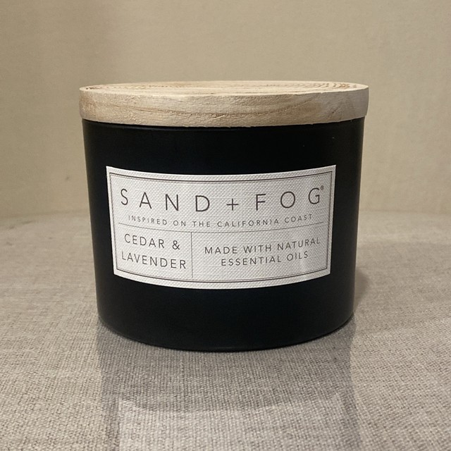Sand + Fog Cedar & Lavender 12 oz Candle