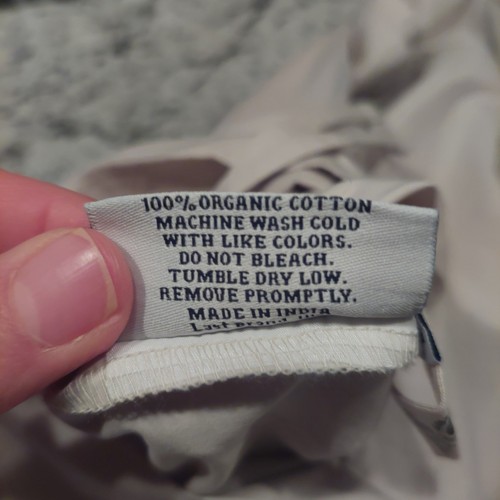 NWOT! Quince 100% Organic Percale Cotton Sand Duvet Cover! Full/ Queen (806) - Picture 11 of 13