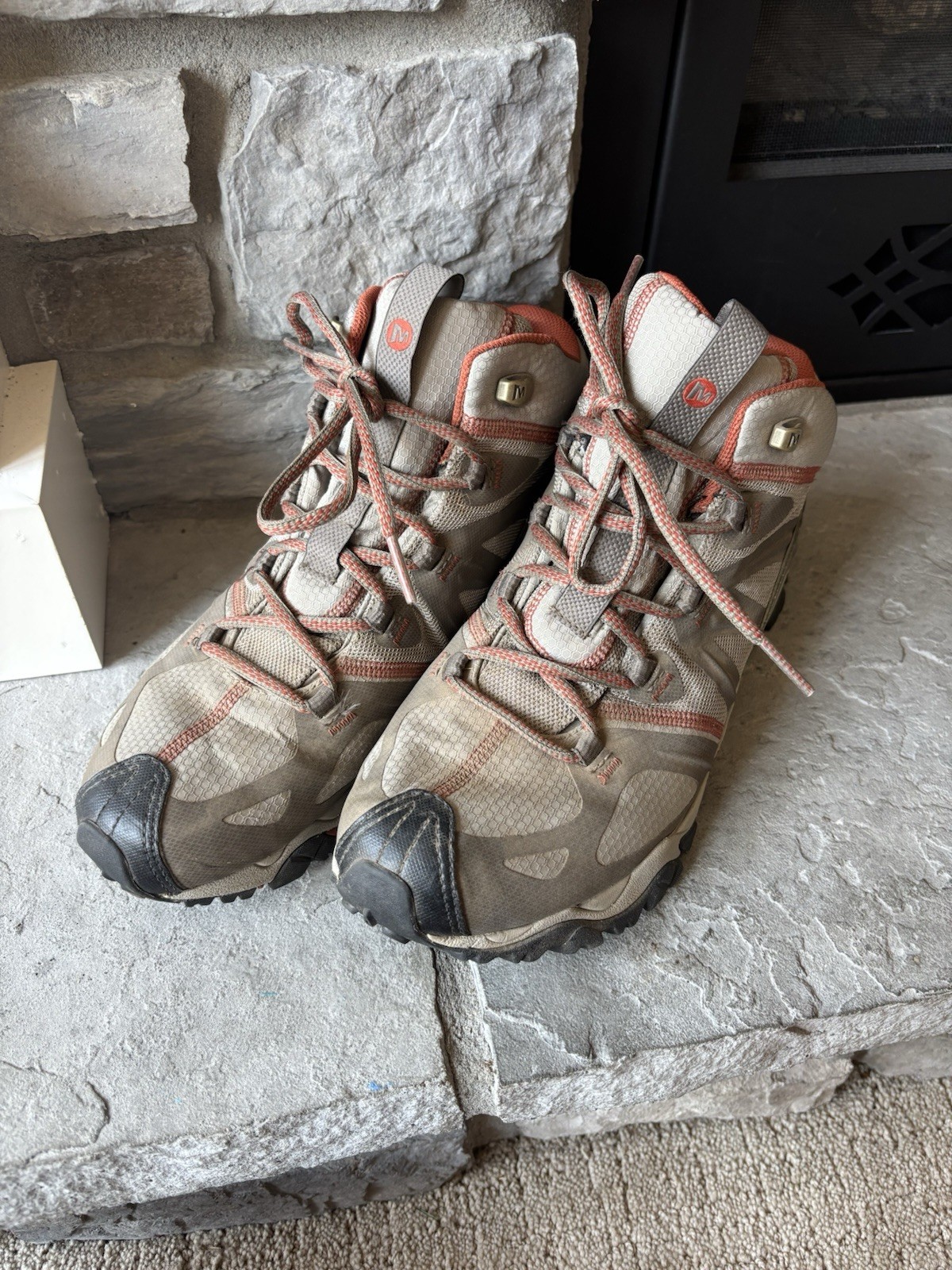 Merrell Boot Donna 9.5 Arco Erbo Sport Medio Impermeabile Brindle Scarpa da Escursionismo Campeggio