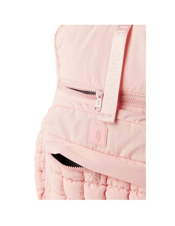 Free People FP Movement Quilted Backpack Rose Water NEW w/tags - Image 4 of 4