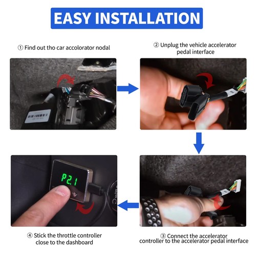 Throttle Response Controller, 9 Drive 9-Mode Smart Electronic Racing Pedal Ac... - Bild 6 von 7