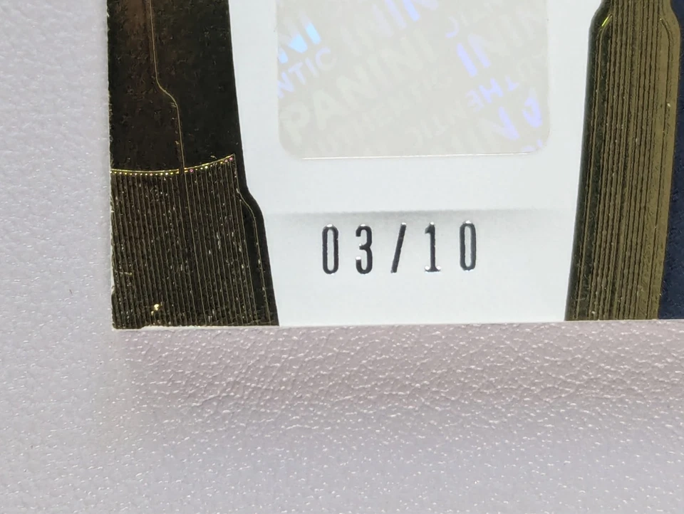 2018-19 Dominion Jaren Jackson Jr Gold Rookie Jersey Auto RC #/10 Grizzlies RPA - Image 2 of 4