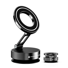 Vacuum Magnetic Phone Holder for Car,Full Metal Body,Vacuum Suction Phone Mou...