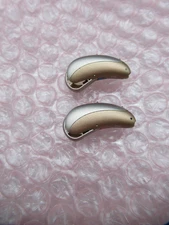 Unitron DX Moxi Fit 7 Hearing Aid Pair Amber Platinum 312 FACTORY REFURBISHED*