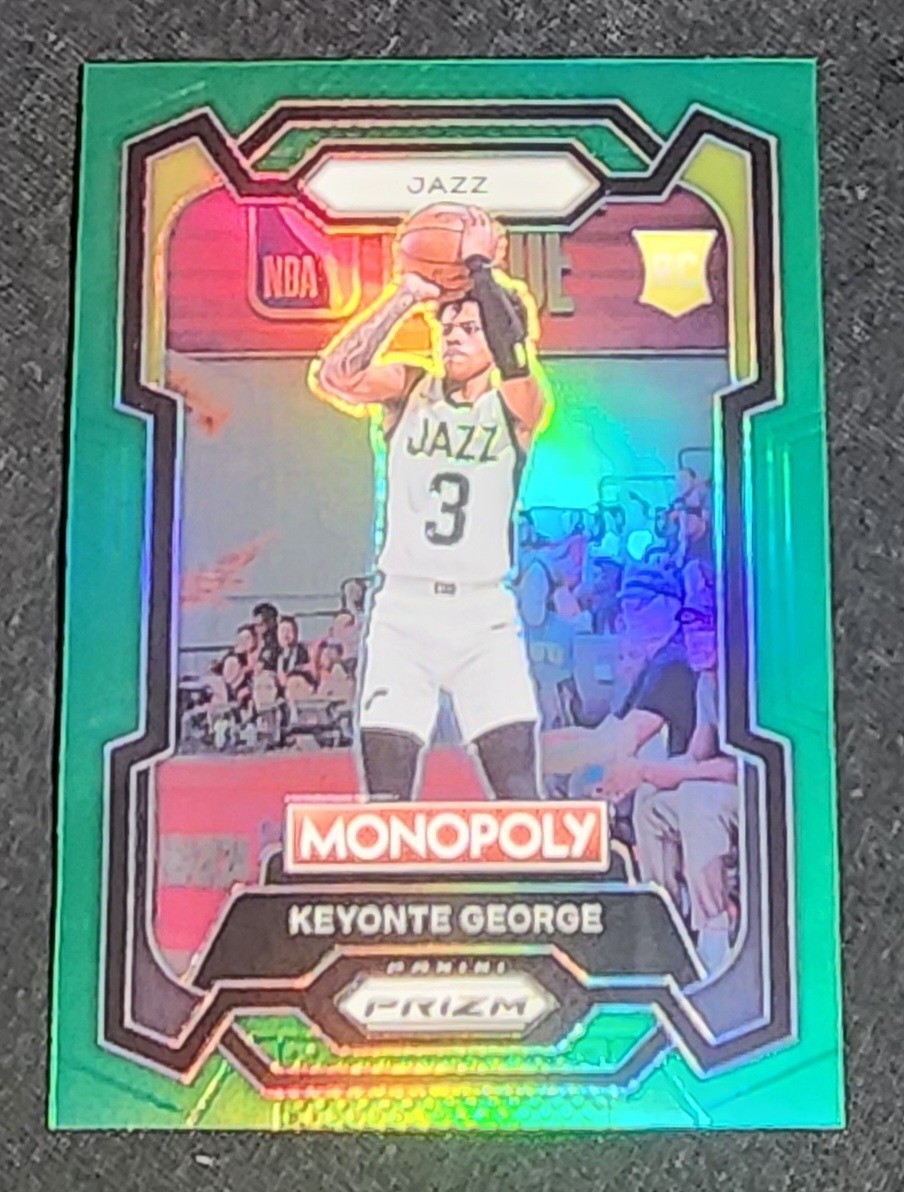 2023-24 Prizm Panini Monopoly Keyonte George Green /24 RC #87
