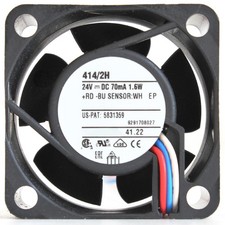 Cooling Fan For Ebmpapst 414/2H 40 40 28mm 24V 0.29A 6.9W