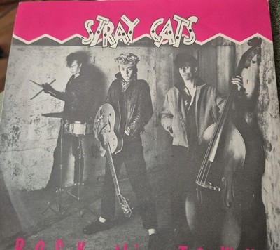 Stray Cats - Rock This Town - 7'' Vinyl Single - VG+/VG+ - Free UK Postage 