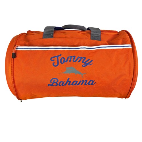 TOMMY BAHAMA 20” Tumbler Clamshell Duffel Bag -Orange - Picture 11 of 12