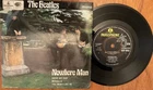 THE BEATLES - NOWHERE MAN UK EP LAMINATED COVER FLIPBACK SLEEVE 1ST PRESS VG/VG+