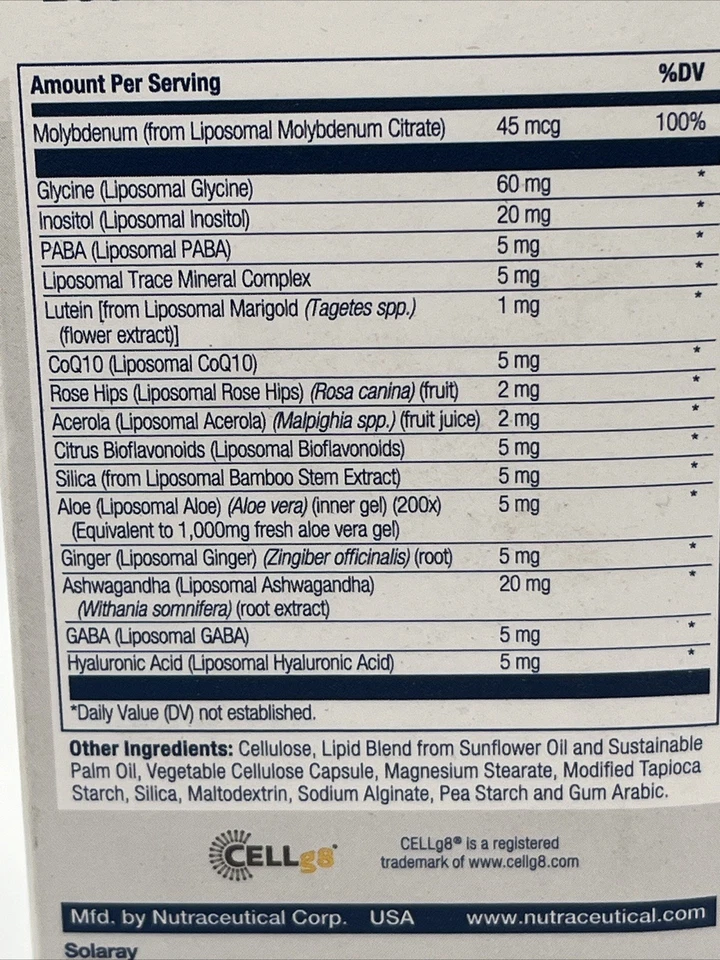 Multivitamínico liposomal Solaray para mujer, 60 unidades para mujer - caducidad 5/2026 Foto 3 de 4