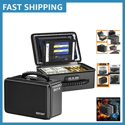 Innovative Fireproof Storage Box with Combination Lock - For A5 Documents & More