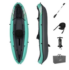 Hydro Force Inflatable Kayak Set | Includes Seat, Paddle, Hand Pump, Storage Car
