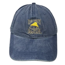 The Salty Dog Cafe Strapback Baseball Cap Blue One Size Authentic Ahead Headgear