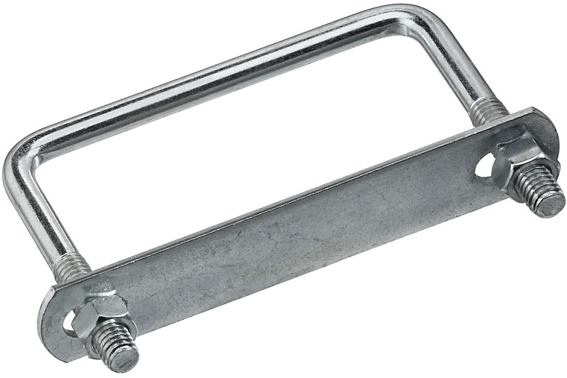 Square U-Bolt Zn3/8x4x3