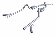 PYPES SGC13R Header-Back Exhaust System 1955-1957 Chevy Bel Air 3 Stainless Stee