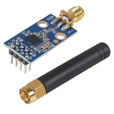 CC1101 Wireless Transceiver Module w/ SMA Antenna 315/433/868/915MHz for Ardu...