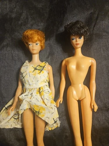 VTG 1958 Mattel Stamped Japan Barbie Doll Strawberry Blonde Hair Lot