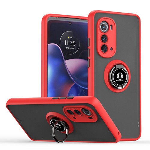 For Motorola Moto Shockproof Hybrid Armor Ring Magnetic Stand Case Cover - Picture 2 of 24